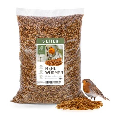 wildtier liebe Edel Mehlwürmer getrocknet 800g wildtier liebe Edel Mehlwürmer getrocknet 800g