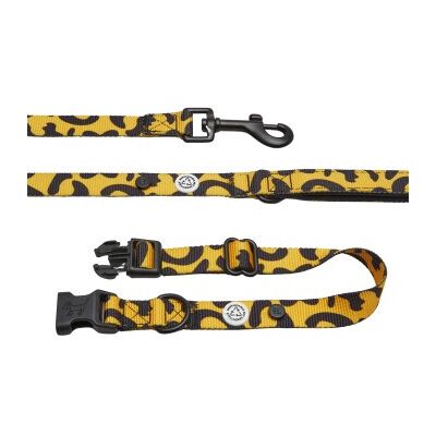 Barkalot Hundehalsband-Auslaufset orange/ schwarz M Barkalot Hundehalsband-Auslaufset orange/ schwarz M