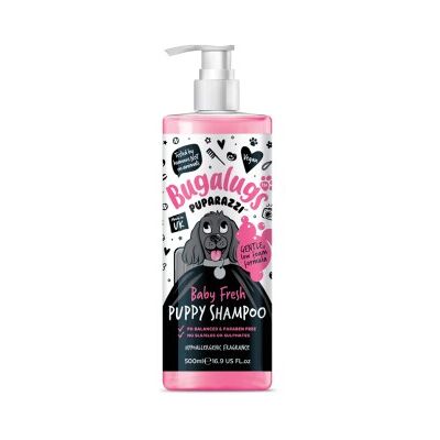 Bugalugs Puparazzi Baby Fresh Welpenshampoo mit Probiotika – Sanfte Fellpflege für Welpen & empfindliche Haut Bugalugs Puparazzi Baby Fresh Welpenshampoo mit Probiotika – Sanfte Fellpflege für Welpen & empfindliche Haut