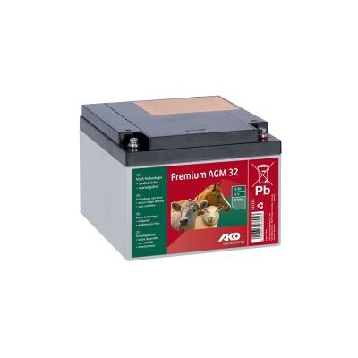 AKO Weidezaunbatterie Premium AGM Akku 32 AKO Weidezaunbatterie Premium AGM Akku 32