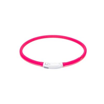 nobleza LED-Hundehalsband aus flexiblem Silikon – Zuschneidbar, Leicht, 3 Leuchtmodi rot nobleza LED-Hundehalsband aus flexiblem Silikon – Zuschneidbar, Leicht, 3 Leuchtmodi rot