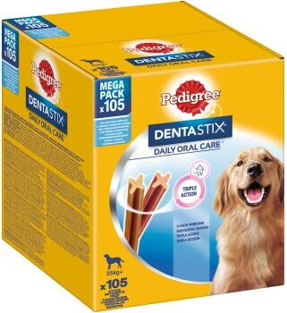 Pedigree Dentastix Daily Oral Care Megapack 105Stk für große Hunde