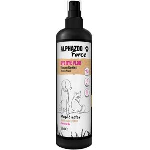 ALPHAZOO Bye-Bye-Vloh 200ml - Flohspray für Hunde, Katzen, Haus- und Hoftiere 500 ml