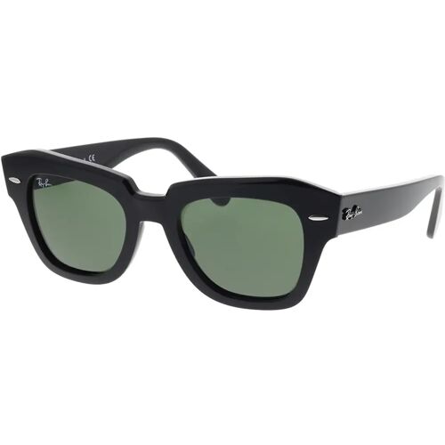 Ray-Ban RB2186 901/31 49-20 Sonnenbrille mit Sehstärke erhältlich, Damen/Herren, Vollrand, Eckig