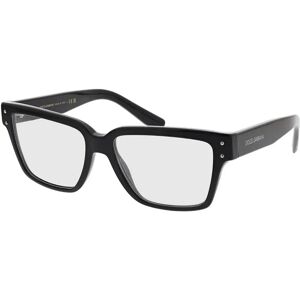 Dolce & Gabbana DG3383 501 55-16 Brillengestell inkl. Gläser, Herren, Vollrand, Eckig