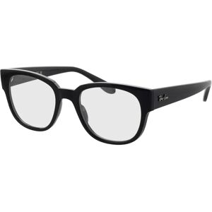 Ray-Ban RX7210 2000 52-20 Brillengestell inkl. Gläser, Damen/Herren, Vollrand, Eckig