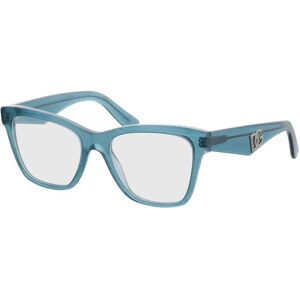 Dolce & Gabbana DG3374 3406 53-18 Brillengestell inkl. Gläser, Damen, Vollrand, Eckig