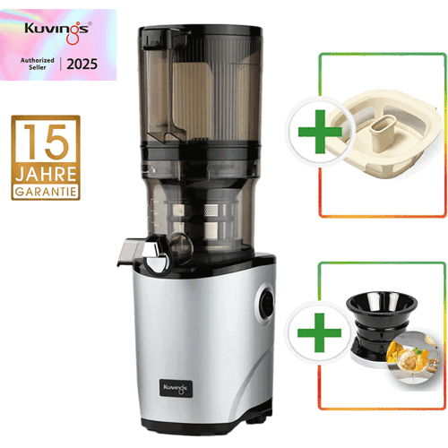 Kuvings Auto8 Slow Juicer + Smoothie & Eissieb Model 2025