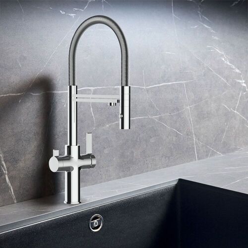 Alvito 3-Wege-Armatur Levanto Edelstahl