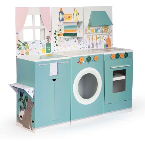 FOLDZILLA Kinderküche Kinderküche Set Lou