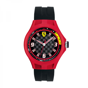 Acer Uhrenarmband Ferrari SF101.1 / 0830006 / SF689300009 Kautschuk Schwarz 22mm