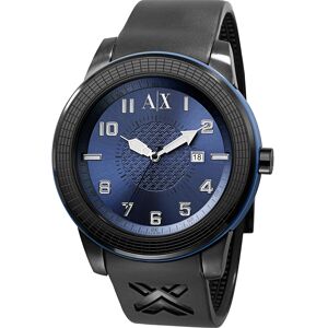 Armani Exchange Uhrenarmband Armani Exchange AX1120 Silikon Schwarz 22mm