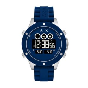 Armani Exchange Uhrenarmband Armani Exchange AX1561 Silikon Blau 22mm