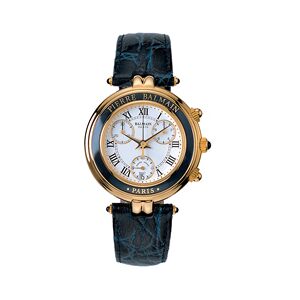 Balmain Uhrenarmband Balmain B59808222 Leder Blau 19mm