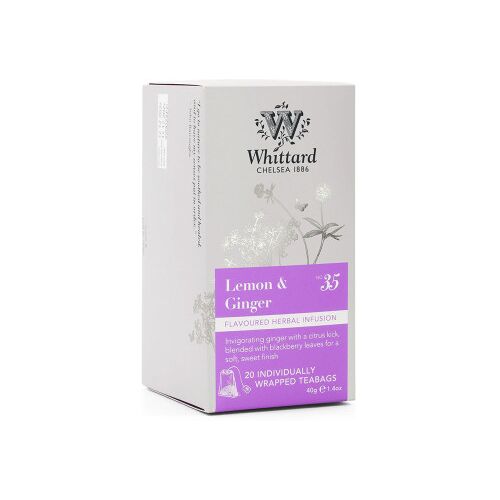 Früchtetee Whittard of Chelsea Lemon & Ginger, 20 Stk.
