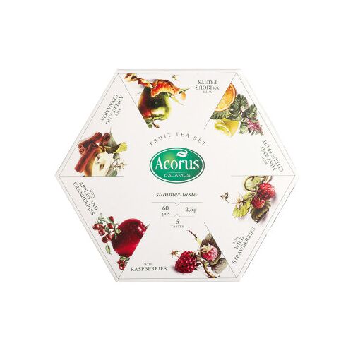 Früchtetee-Set ACORUS Summer Taste, 60 Stk.