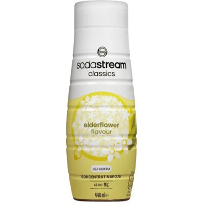 Sirup SodaStream Classics Elderflower Zero (für SodaStream Sprudelwasserbereiter), 440 ml Sirup SodaStream Classics Elderflower Zero (für SodaStream Sprudelwasserbereiter), 440 ml