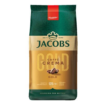 JDE Kaffeebohnen JACOBS CREMA GOLD, 1 kg JDE Kaffeebohnen JACOBS CREMA GOLD, 1 kg