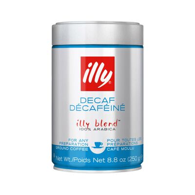 Illy Classico entkoffeinierter gemahlener Kaffee, 250 g Illy Classico entkoffeinierter gemahlener Kaffee, 250 g