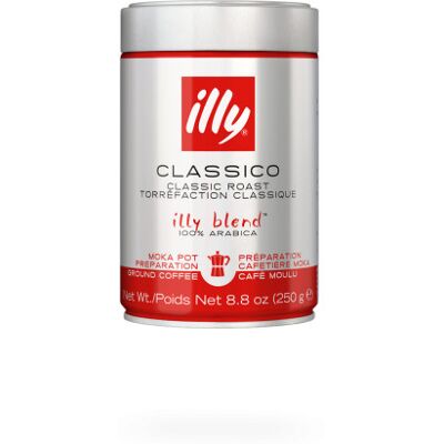 Illy Classico Moka gemahlener Kaffee, 250 g Illy Classico Moka gemahlener Kaffee, 250 g