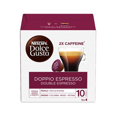 Nescafe Doppio Espresso Kapseln - Kaffee Nescafe Doppio Espresso Kapseln - Kaffee