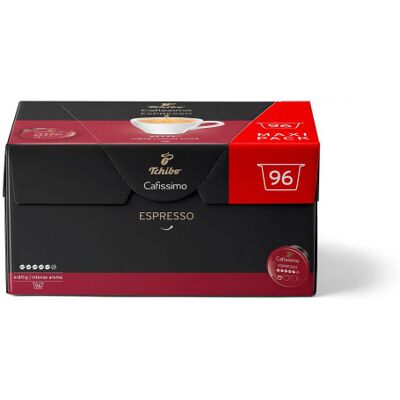 Kaffeekapseln für Tchibo Cafissimo / Caffitaly systems Tchibo Cafissimo Espresso Intense, 96 Stk. Kaffeekapseln für Tchibo Cafissimo / Caffitaly systems Tchibo Cafissimo Espresso Intense, 96 Stk.