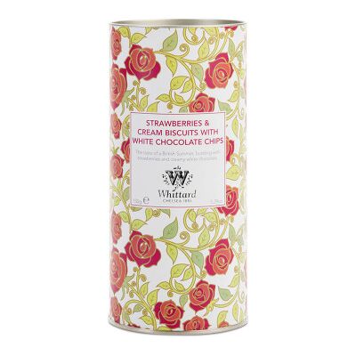 Keksen Whittard of Chelsea Strawberries & Cream With White Choc Chips, 150 g Keksen Whittard of Chelsea Strawberries & Cream With White Choc Chips, 150 g