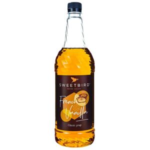 Sweetbird Französische Vanille-Kaffeesirup - 1L Kunststoff - Packung 6 Sweetbird Französische Vanille-Kaffeesirup - 1L Kunststoff - Packung 6
