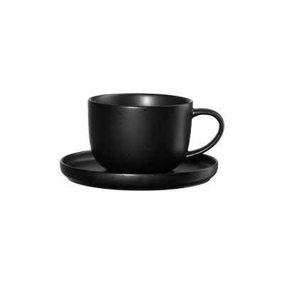 Asa Selection Coppa Kuro Teetasse mit Untertasse, 200 ml Asa Selection Coppa Kuro Teetasse mit Untertasse, 200 ml