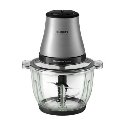 Philips HR1503/00 Edelstahl Küchenhacker - 2L, 450W Philips HR1503/00 Edelstahl Küchenhacker - 2L, 450W