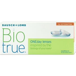 Bausch & Lomb Biotrue Oneday For Astigmatism 30er Box Bausch & Lomb Tageskontaktlinsen -0,25 Achse 20 Zyl. -1,75