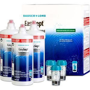 Easysept Peroxidlösung 3er Set Bausch & Lomb Peroxid Kontaktlinsen-Pflegemittel 3x360 ml