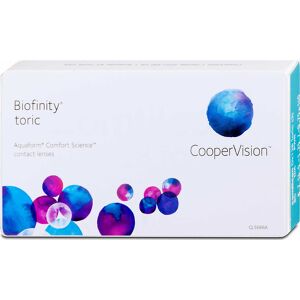 Biofinity Toric 3er Box Cooper Vision Monatskontaktlinsen +5,25 Achse 100 Zyl. -1,25