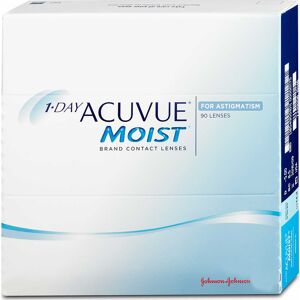 1-day Acuvue Moist For Astigmatism 90er Box Johnson & Johnson Tageskontaktlinsen -9,00 Achse 10 Zyl. -1,75