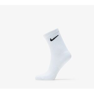 Nike Everyday Cush 3-Pack Crew Socks White/ Black - unisex - Size: L