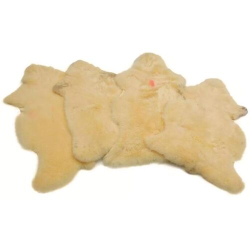 Hollert Lammfell Gelb pflanzliche Gerbung 2. WAHL versch. Größen Größe: 100-110