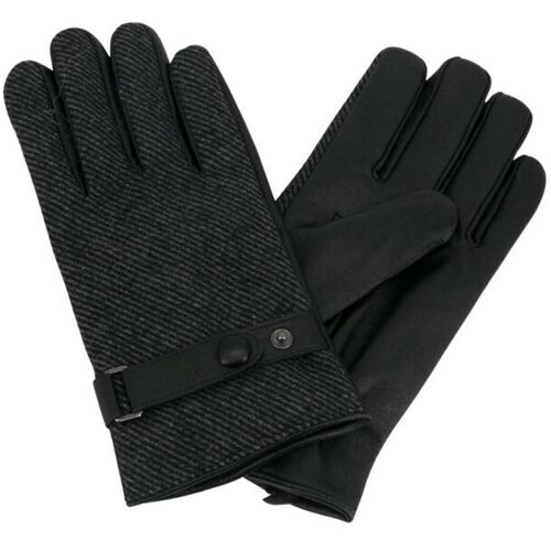 Hollert Herren Fingerhandschuhe aus Wolle Norman Größe: S Farbe: Blau male