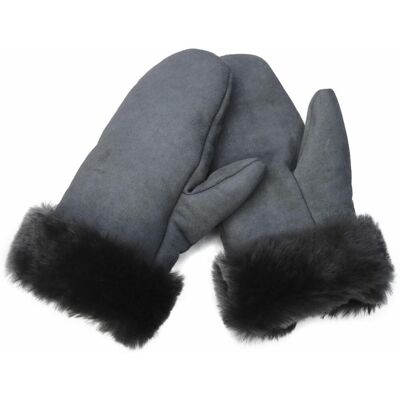 Hollert Dicke Herren Lammfell Fäustlinge Bob Grau 2XL male Hollert Dicke Herren Lammfell Fäustlinge Bob Grau 2XL male