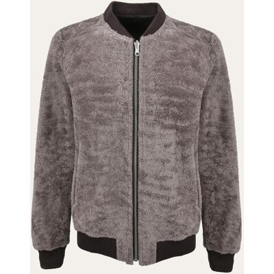 Hollert Wendbare leichte Shearling Felljacke Leif Camel Übergangsjacke Größe: L male Hollert Wendbare leichte Shearling Felljacke Leif Camel Übergangsjacke Größe: L male