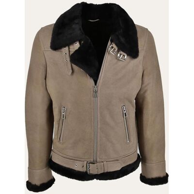 Hollert Lammfelljacke James Camel Größe: M male Hollert Lammfelljacke James Camel Größe: M male