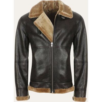 Hollert Bomberjacke - B9 Größe: L Farbe: Model 2 - Braun male Hollert Bomberjacke - B9 Größe: L Farbe: Model 2 - Braun male