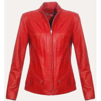 Hollert Lederjacke - NADIA Größe: M Farbe: Dunkelbraun female Hollert Lederjacke - NADIA Größe: M Farbe: Dunkelbraun female