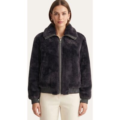 Hollert Lammfell-Blouson aus Shearling Modell 1051 Größe: M female Hollert Lammfell-Blouson aus Shearling Modell 1051 Größe: M female