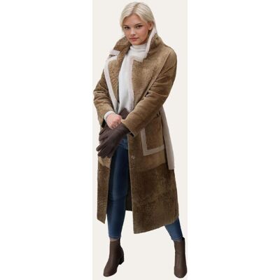 Hollert Lammfellmantel Shearling zum Wenden EB-06 Größe: M female Hollert Lammfellmantel Shearling zum Wenden EB-06 Größe: M female