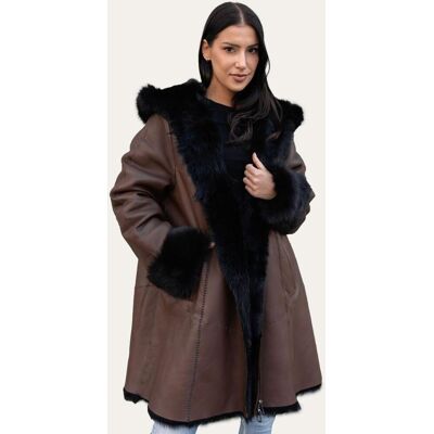 Hollert Toscana Lammfelljacke Leona Schokobraun Größe: M female Hollert Toscana Lammfelljacke Leona Schokobraun Größe: M female