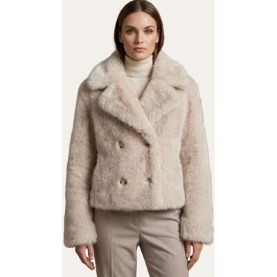 Hollert Toscana Lammfelljacke in Creme-Beige Modell 1039 Größe: M female Hollert Toscana Lammfelljacke in Creme-Beige Modell 1039 Größe: M female
