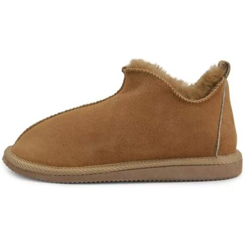 Hollert Lammfell Hausschuhe B-Ware Cinderella Braun Größe 38 female
