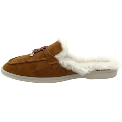 Hollert Fiorana Damen Lammfell-Mules Braun – Handgefertigter Komfort in seiner schöns... Schuhgröße: EUR 38 female Hollert Fiorana Damen Lammfell-Mules Braun – Handgefertigter Komfort in seiner schöns... Schuhgröße: EUR 38 female