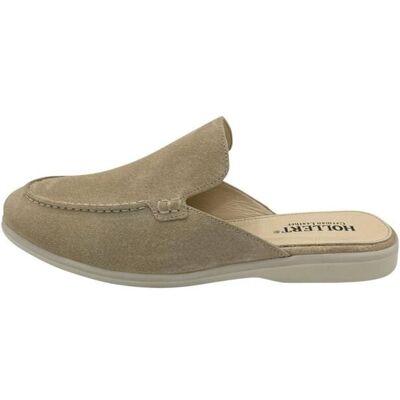 Hollert Herren Slipper aus Echtleder Beige - Komfort Mule HOL51 Schuhgröße: EUR 41 male Hollert Herren Slipper aus Echtleder Beige - Komfort Mule HOL51 Schuhgröße: EUR 41 male