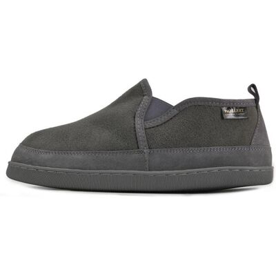 Hollert Lammfell Hausschuhe - VINCENT GRAU Schuhgröße: EUR 46 male Hollert Lammfell Hausschuhe - VINCENT GRAU Schuhgröße: EUR 46 male